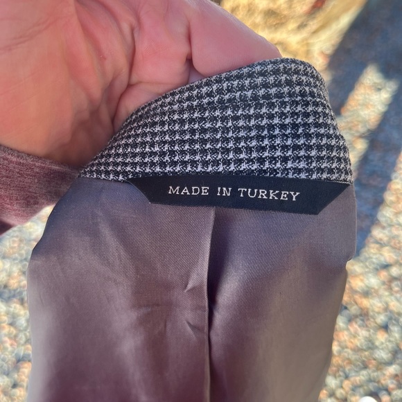 Joseph Feiss International Suit Coat Blazer Jacket Two Button 100% Wool 46 R - Picture 8 of 14